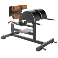 Kommerzielle Glute Ham Raise Bank GHD Verstellbare Nordic Curl Hyperextension Bank 84 kg Stahlrahmen MND-F94 