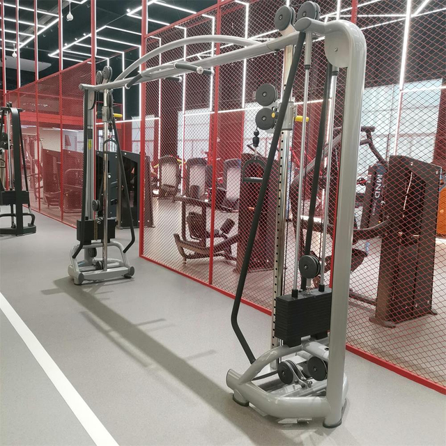  Kabel-Crossover-Maschine, Dual-verstellbarer Riemenscheiben-Trainer, kommerzielle Fitnessstudio-Ausr&uuml;stung AN14