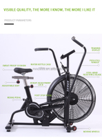 MND-D03 Luftwiderstands-Heimtrainer | Rundrohrlenker | MND-FITNESS