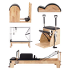  3-in-1-Pilates-Reformer-System mit Eichenholzrahmen – platzsparende Ausr&uuml;stung MND-W25