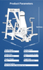 BSW-SPL01 Super vertikale Brustpresse | Kommerzielle Brustpresse-Maschine | Kraftger&auml;te f&uuml;r das Fitnessstudio