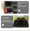 MND-C73 Verstellbares Hantelset | Platzsparendes Heim-Fitnessstudio | Schnellwechselgewichte
