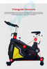  Riemengetriebenes Spinning-Fahrrad mit unendlichem Widerstand, kommerzielles Heimtrainer MND-D19