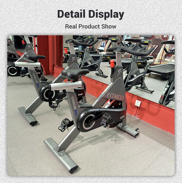 MND-D14 Heimtrainer mit Stahlrahmen | Heimfitnessfahrrad mit Riemenantrieb | MND-FITNESS