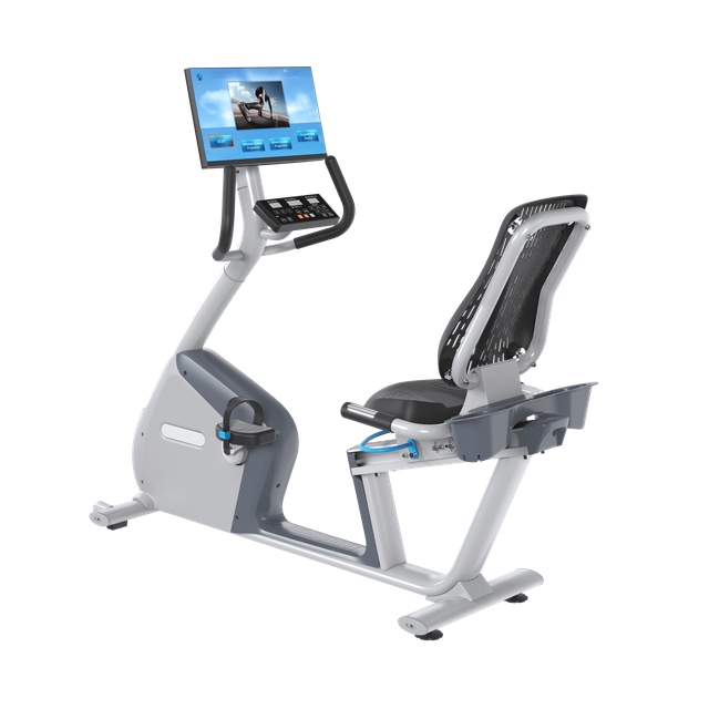 MND-X520C Liegerad mit Bildschirmprojektion | 21,5-Zoll-Display | MND FITNESS