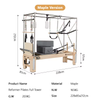  3-in-1-Pilates-Reformer-System mit Eichenholzrahmen – platzsparende Ausr&uuml;stung MND-W25
