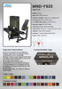 MND-FS23 Sitzende Beinbeugermaschine | Kniesehnenisolator | Kraftaufbau f&uuml;r Kniebeugung