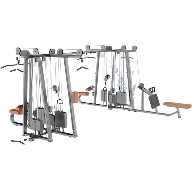 F64 Kraftstation mit 8 Stationen | Funktionelles Trainingszentrum | Kommerzielle Fitnessger&auml;te