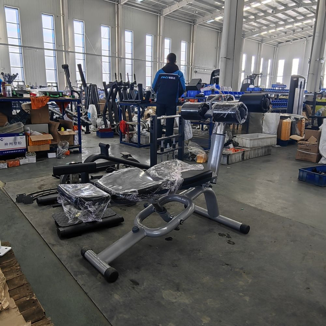  Crunch Bench Verstellbarer Bauchtrainer, kommerzielles Ab-Core-Trainingsger&auml;t MND-AN07