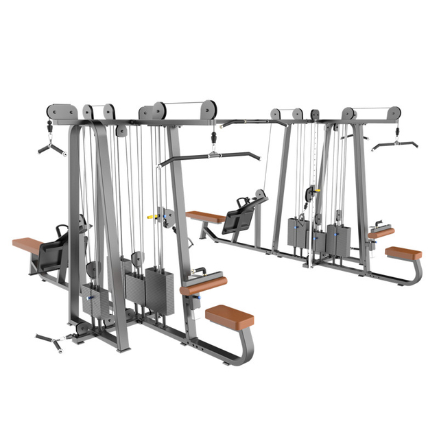 F83 Kraftstation mit 8 Stationen | Komplettes Schulungszentrum | Kommerzielles Fitnessstudio-System