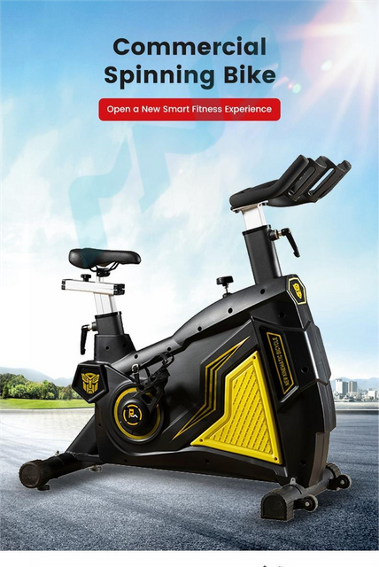  Riemengetriebenes Spinning-Fahrrad mit unendlichem Widerstand, kommerzielles Heimtrainer MND-D19