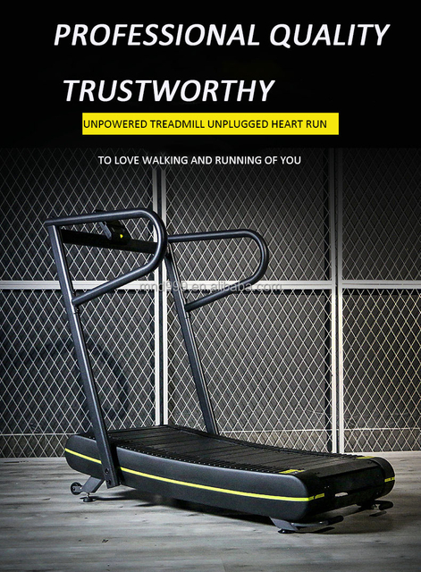 MND-Y400 gebogenes Mini-Laufband | Nylong&uuml;rtel, kompaktes Design | MND-FITNESS