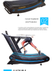 MND-CC16A gebogenes Laufband | G&uuml;rtel aus Aluminiumlegierung | Manueller L&auml;ufer | MND-FITNESS