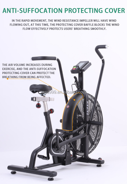 MND-D03 Luftwiderstands-Heimtrainer | Rundrohrlenker | MND-FITNESS