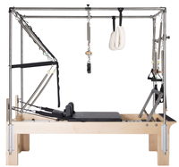  3-in-1-Pilates-Reformer-System mit Eichenholzrahmen – platzsparende Ausr&uuml;stung MND-W25