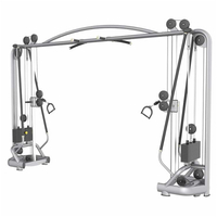 Kabel-Crossover-Maschine, Dual-verstellbarer Riemenscheiben-Trainer, kommerzielle Fitnessstudio-Ausr&uuml;stung AN14