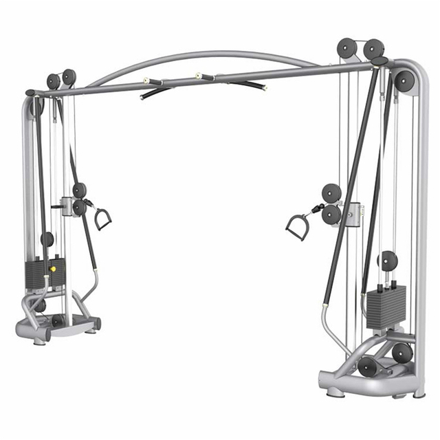  Kabel-Crossover-Maschine, Dual-verstellbarer Riemenscheiben-Trainer, kommerzielle Fitnessstudio-Ausr&uuml;stung AN14