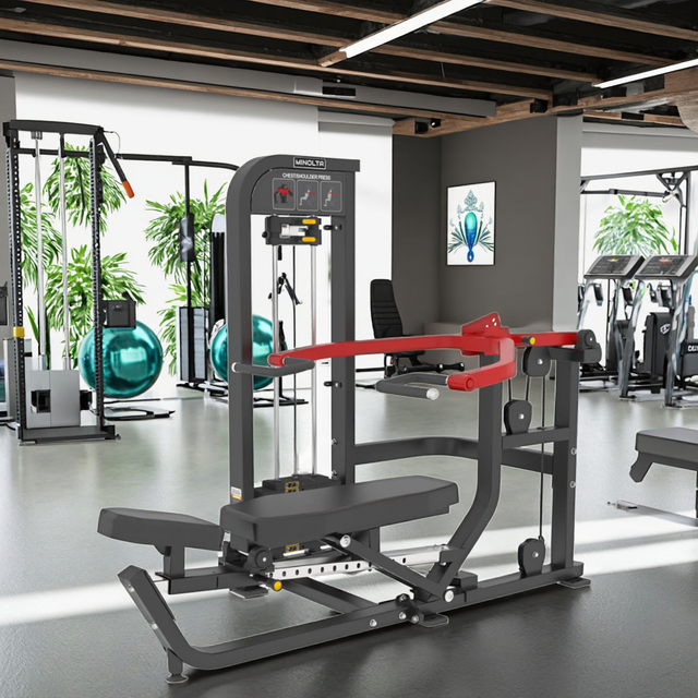 MND-FM88 Brust- und Schulterpresse | 2-in-1-Oberk&ouml;rperpresse | Brust- und Deltamuskelentwickler