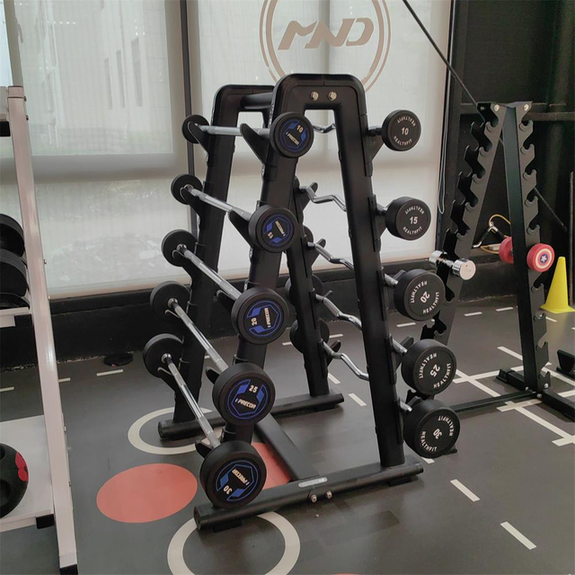 FF55 Langhantel-Aufbewahrungsregal | Olympischer Stangenhalter | Aufbewahrung f&uuml;r Fitnessstudio-Bars