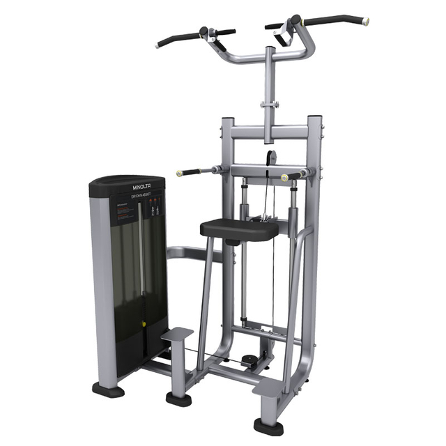 MND-FS09 Dip- und Kinnhilfeger&auml;t | Inklusiver Calisthenics-Trainer | Gewichtsunterst&uuml;tzte K&ouml;rpergewichtsstation