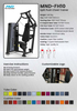 Mnd-Fh10 Split Push Chest Trainer Rohs-zugelassene Factory Strength Power Rack Bodybuilding-Maschine